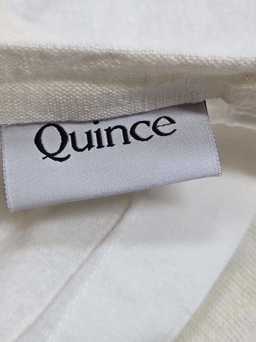 QUINCE Set Of 2 48x96 Coastal Stripe Linen Cotton Curtains Ivory/Sage Green 9226